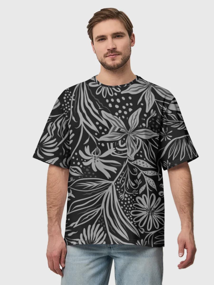 Men's oversized cotton T-shirt