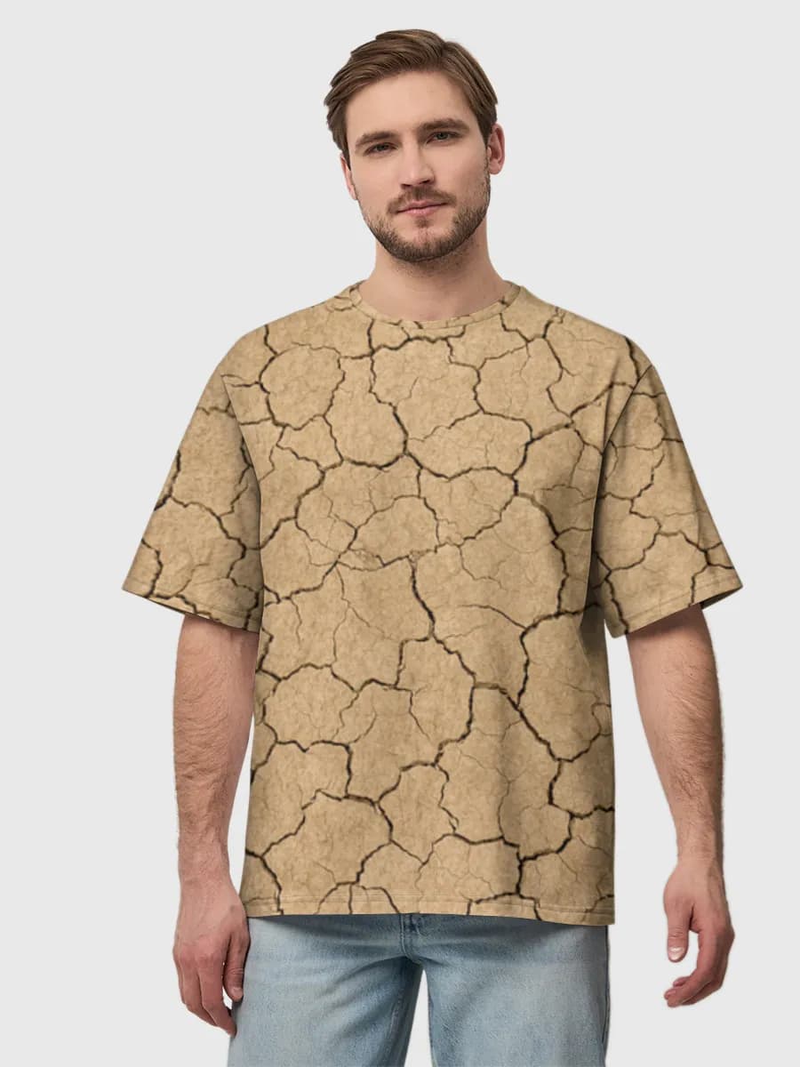 Men's oversized cotton T-shirt