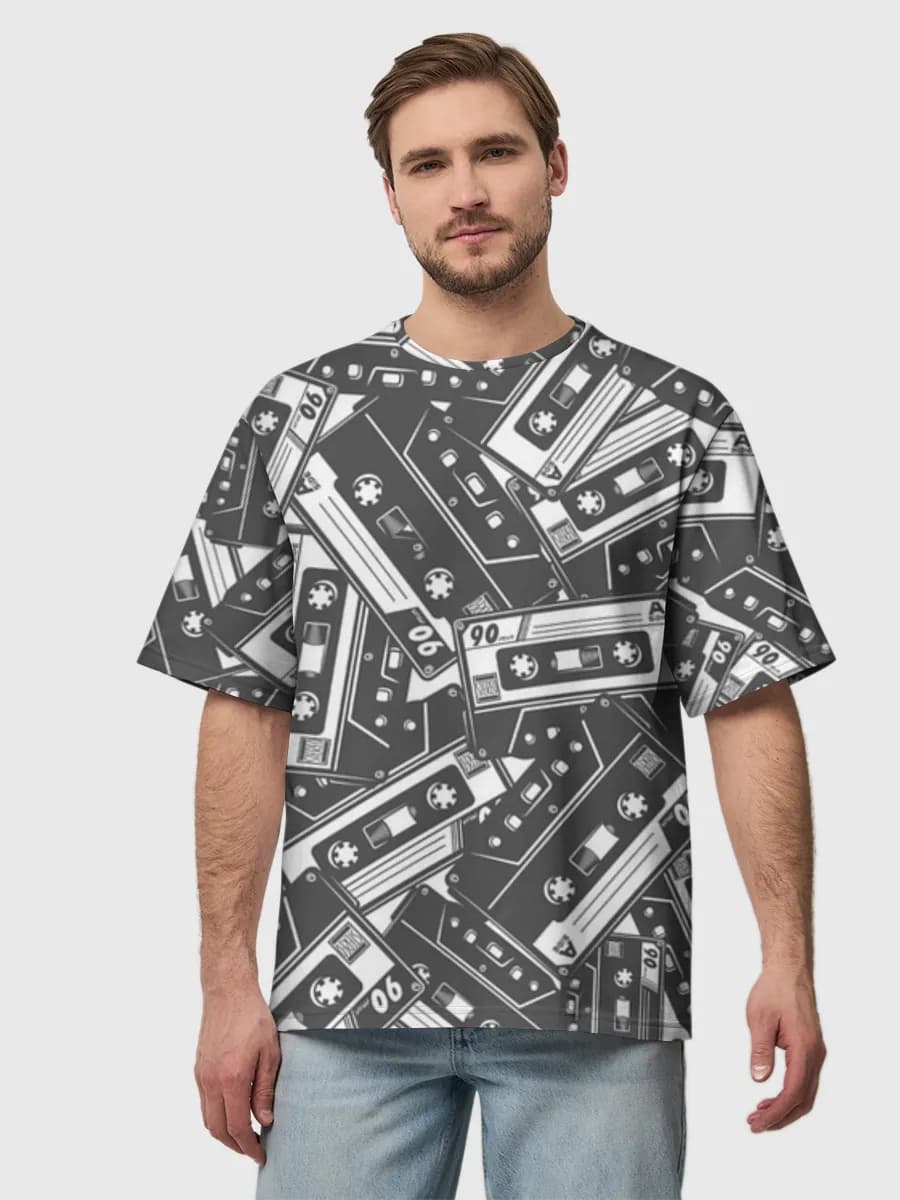 Men's oversized cotton T-shirt