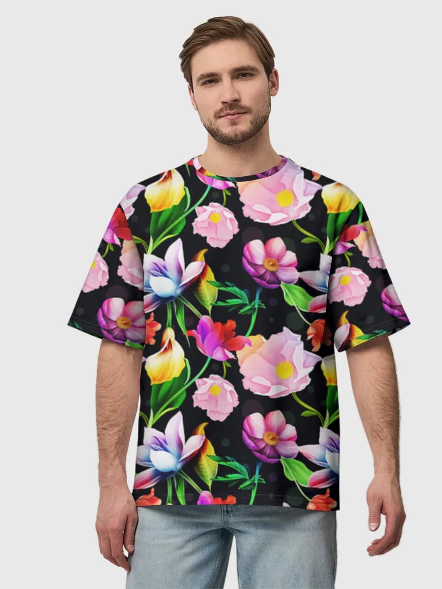 Men's oversized cotton T-shirt