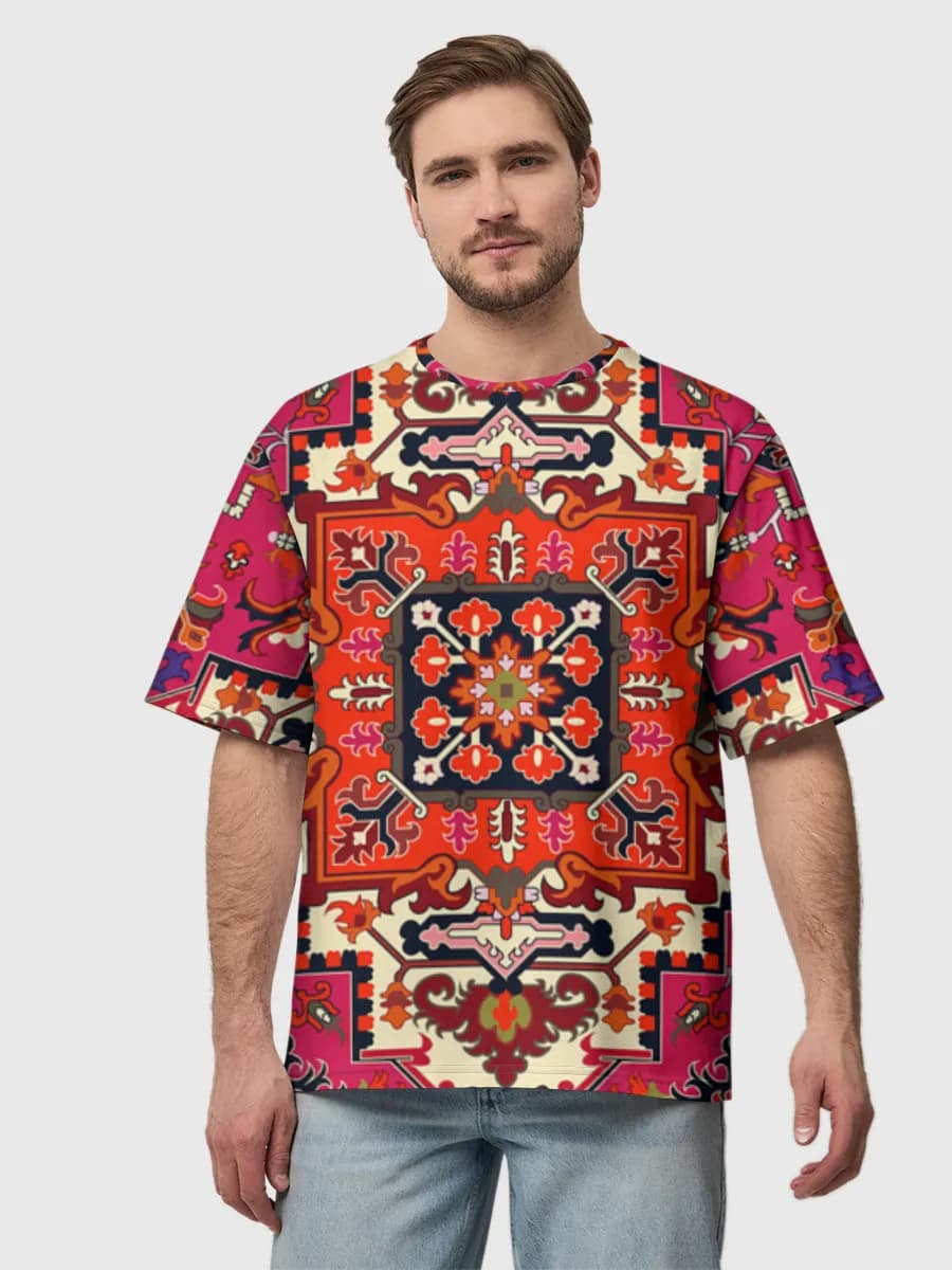 Men's oversized cotton T-shirt
