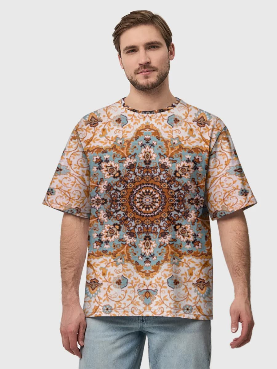 Men's oversized cotton T-shirt