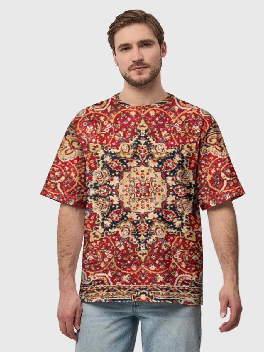 Men's oversized cotton T-shirt