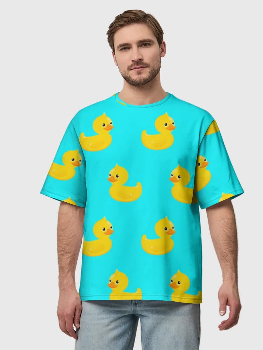 Men's oversized cotton T-shirt
