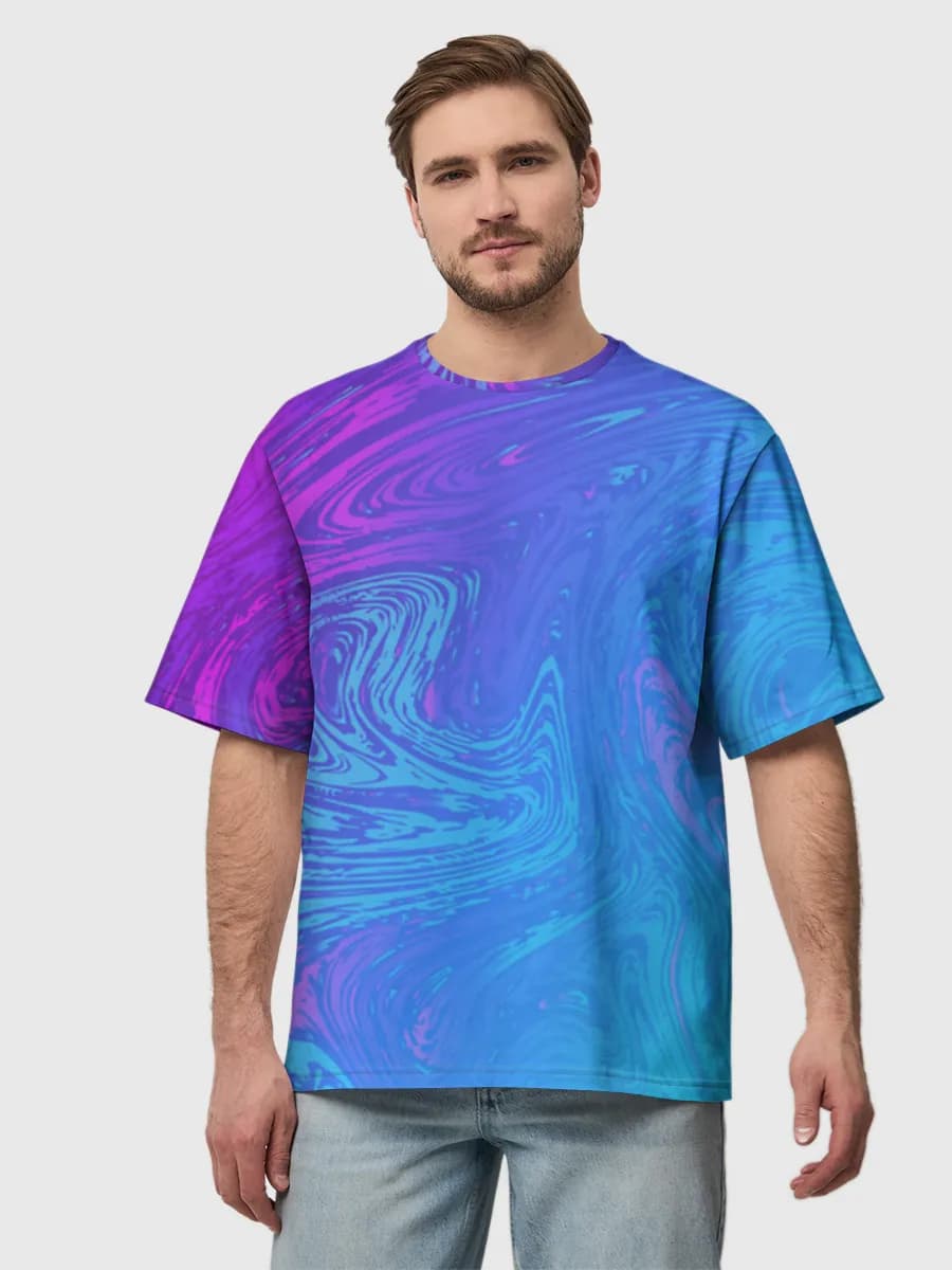 Men's oversized cotton T-shirt