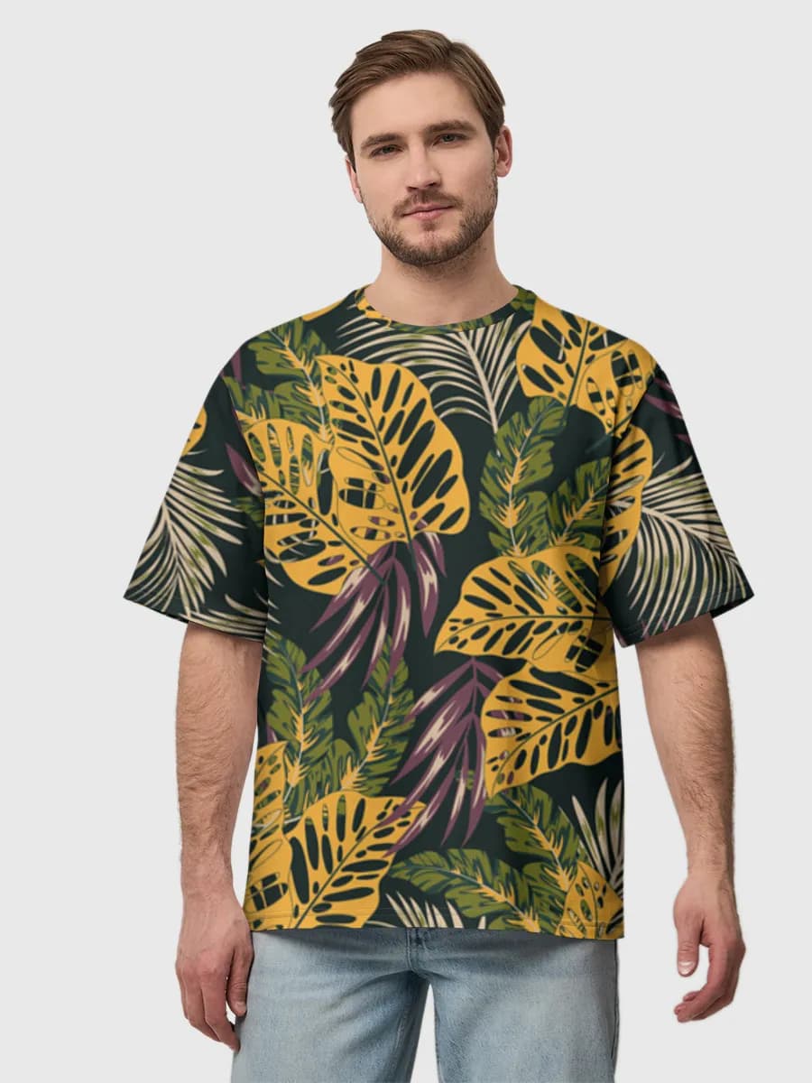 Men's oversized cotton T-shirt