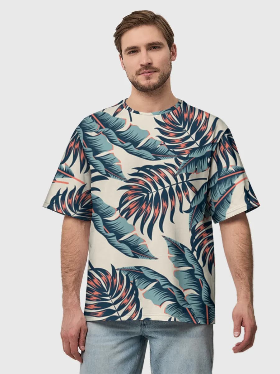 Men's oversized cotton T-shirt