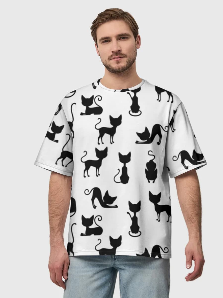 Men's oversized cotton T-shirt