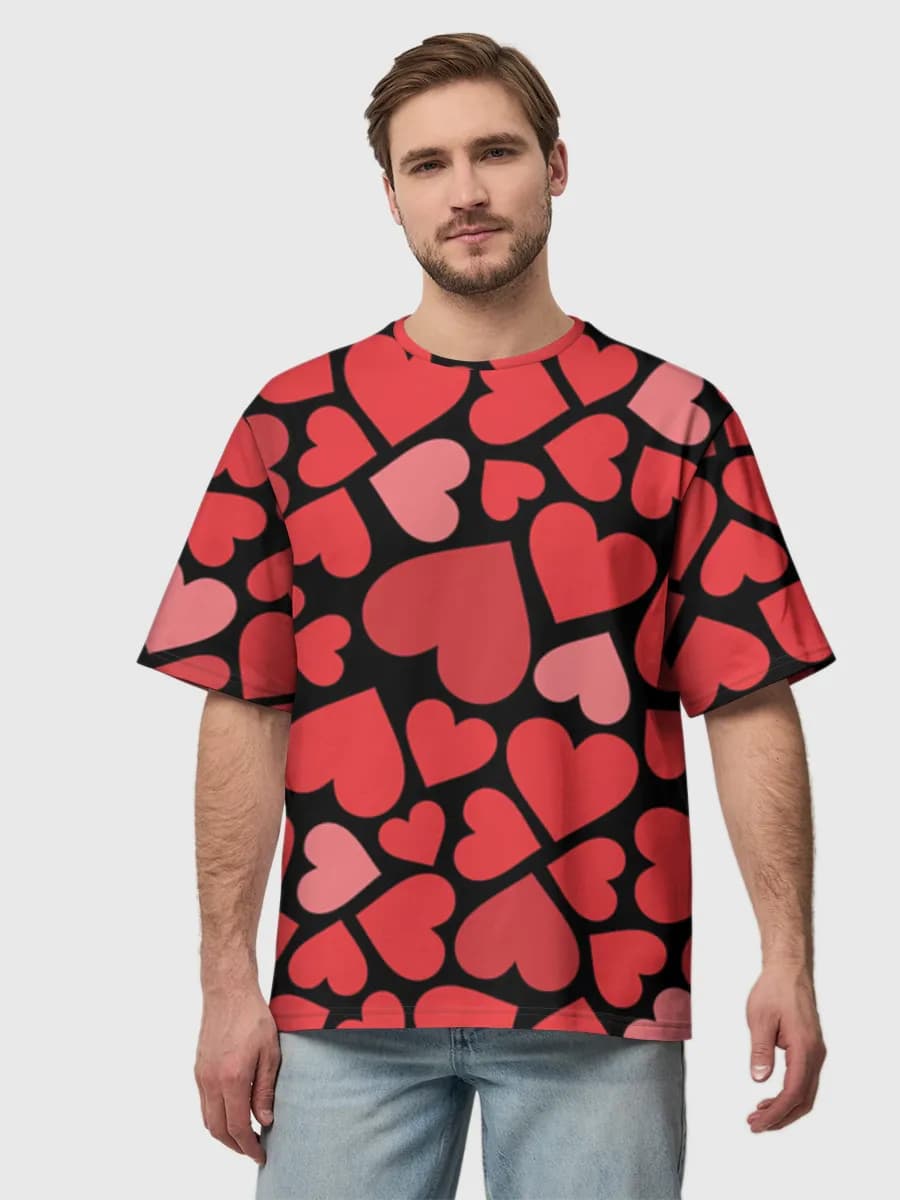 Men's oversized cotton T-shirt