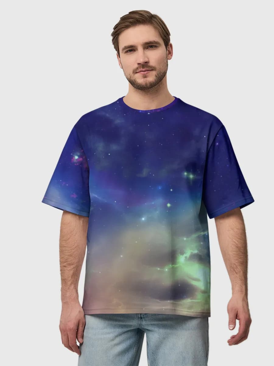 Men's oversized cotton T-shirt