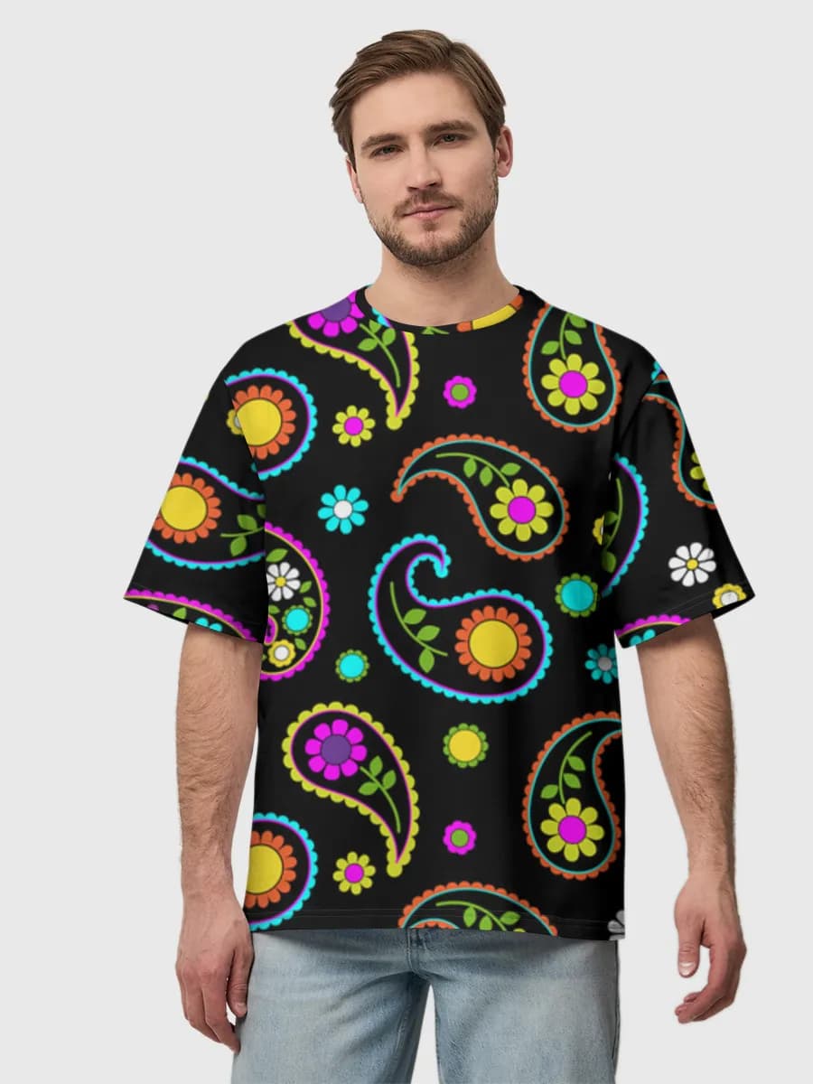 Men's oversized cotton T-shirt