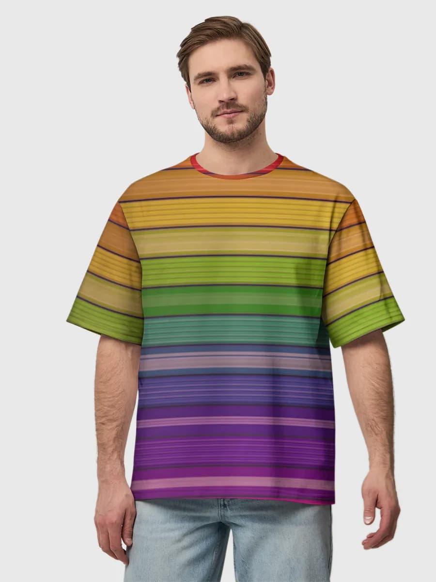 Men's oversized cotton T-shirt