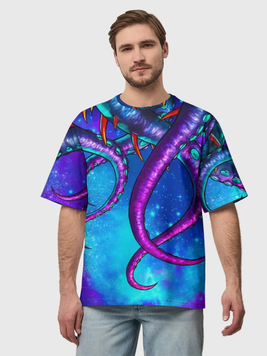 Men's oversized cotton T-shirt