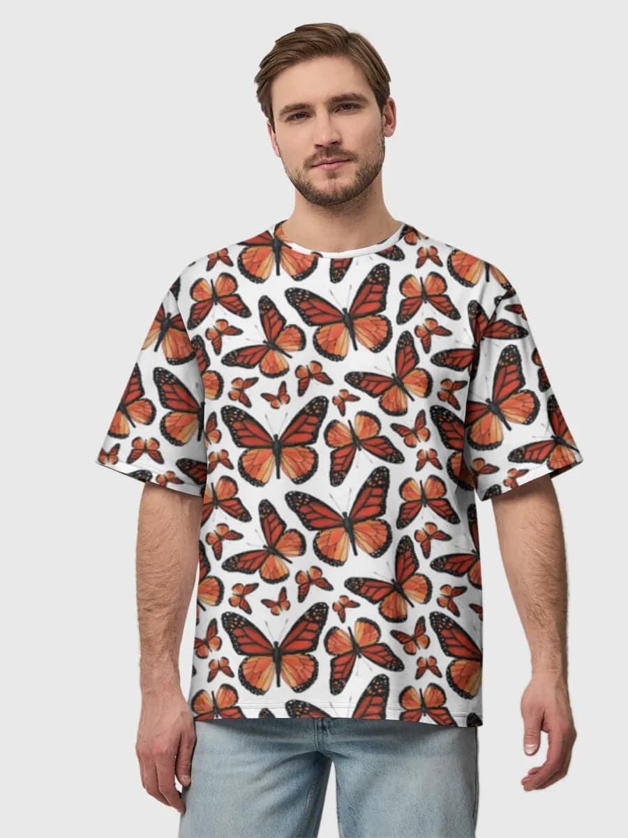 Men's oversized cotton T-shirt