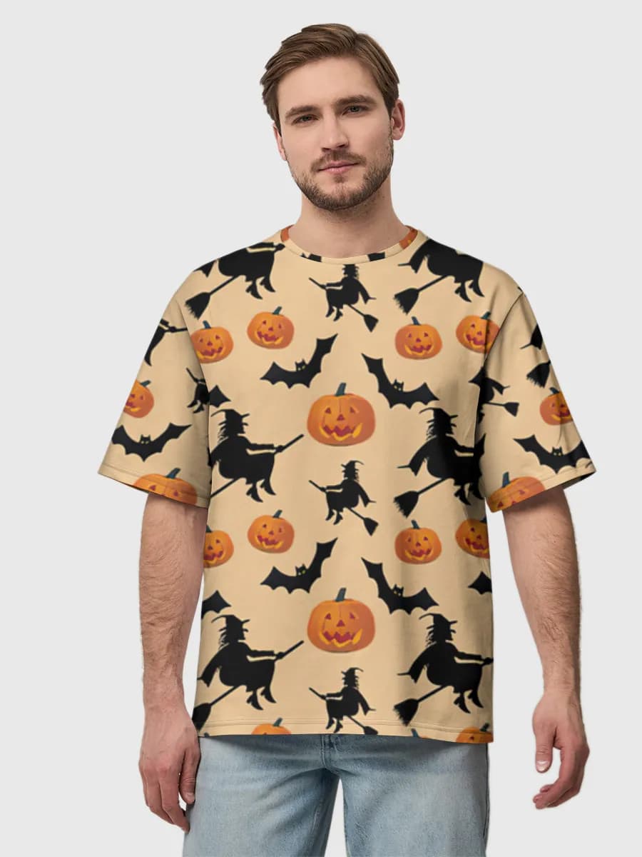 Men's oversized cotton T-shirt