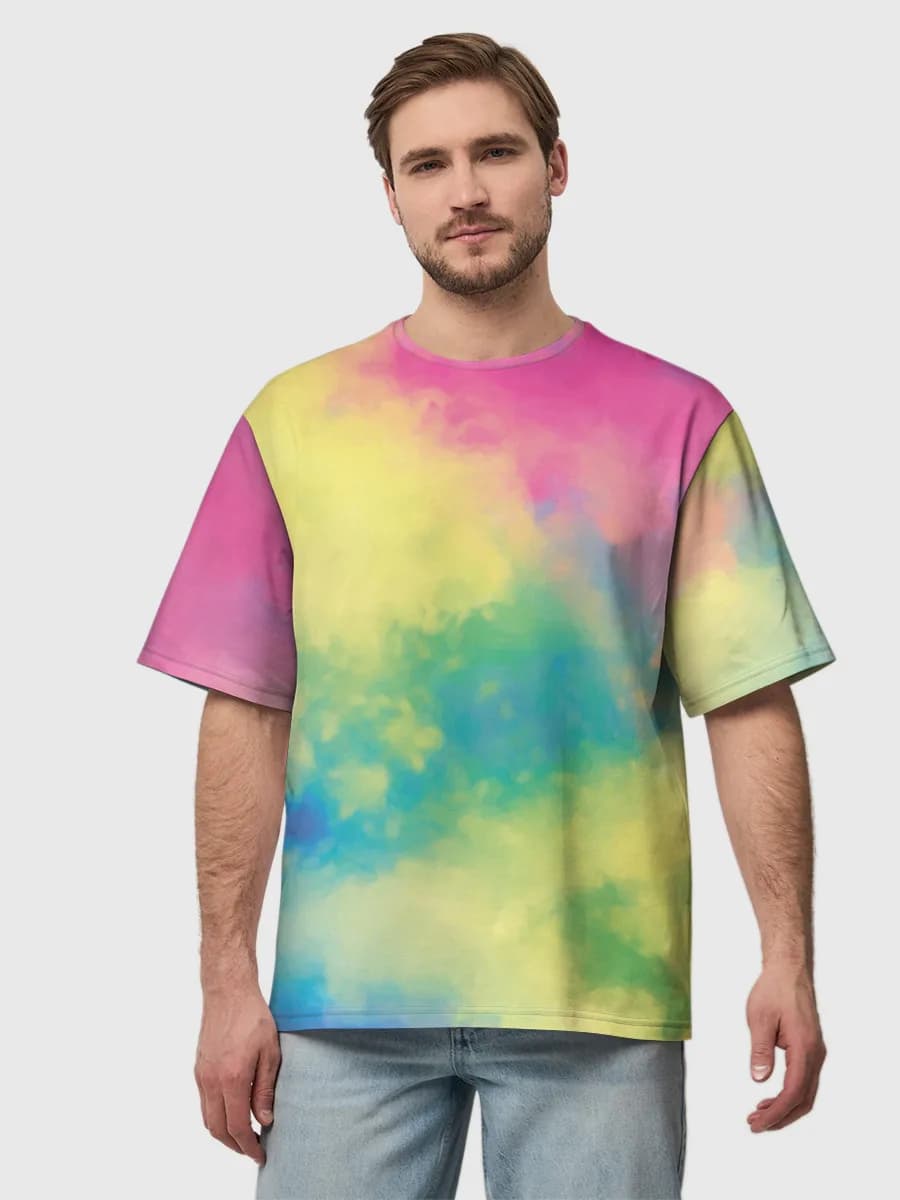 Men's oversized cotton T-shirt
