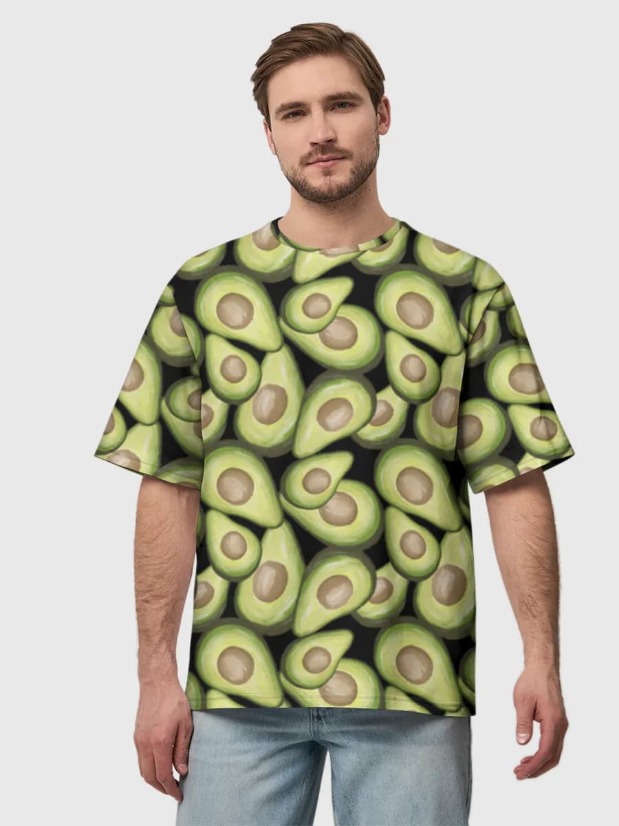 Men's oversized cotton T-shirt