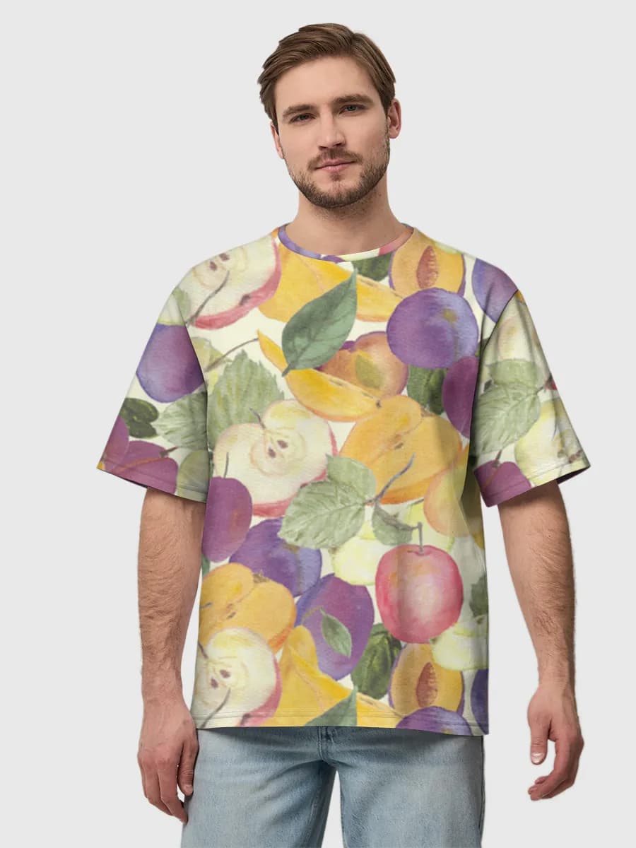 Men's oversized cotton T-shirt