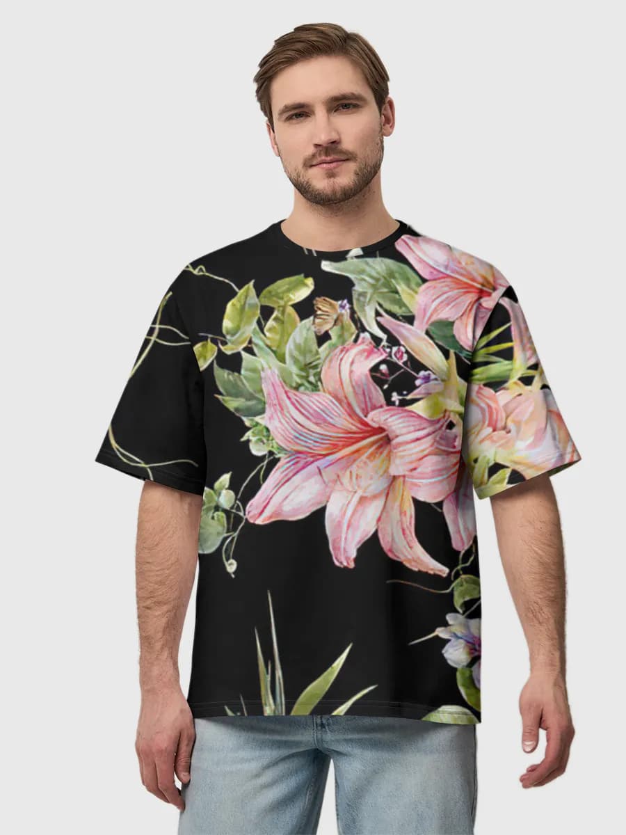 Men's oversized cotton T-shirt