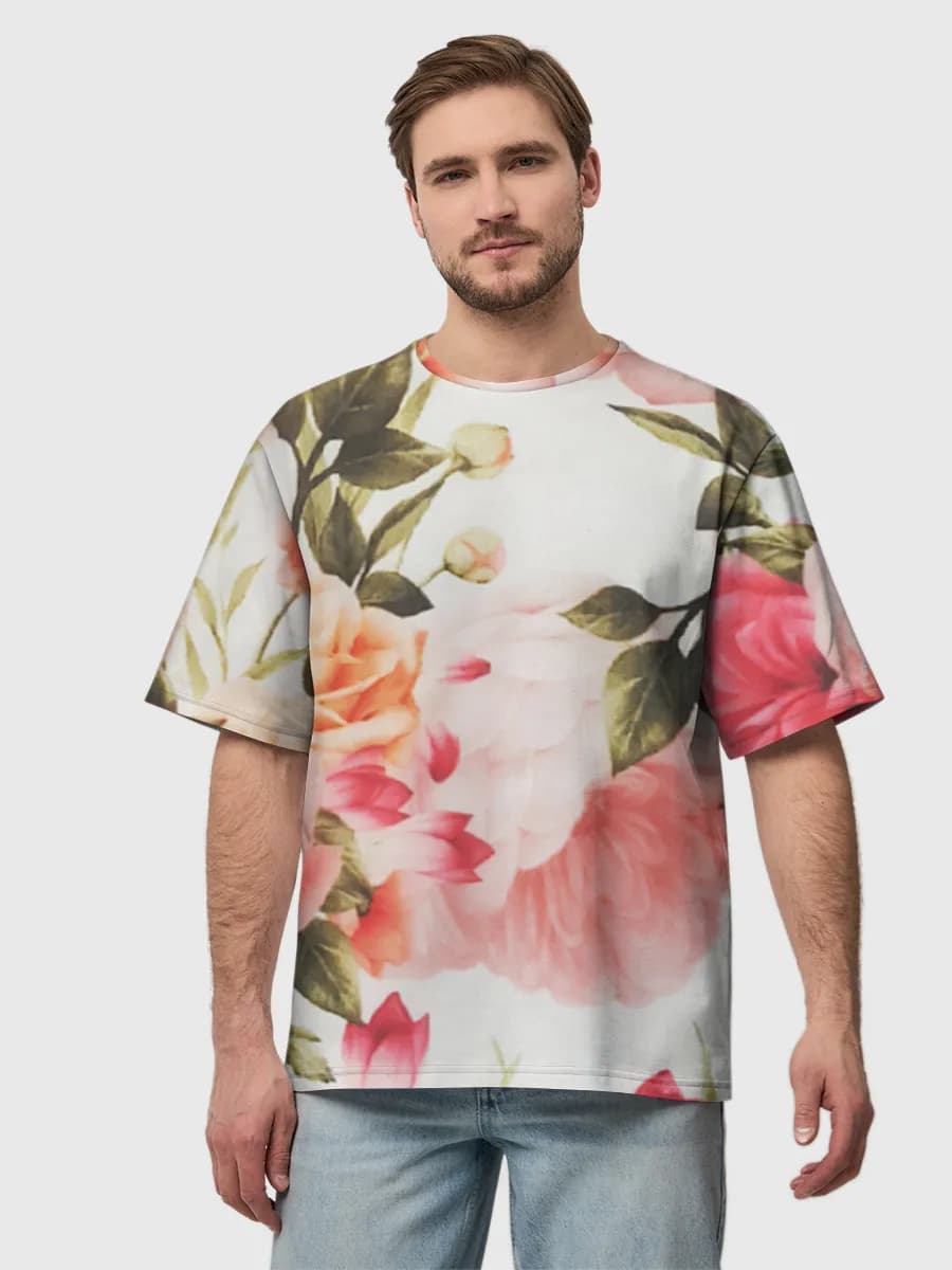 Men's oversized cotton T-shirt