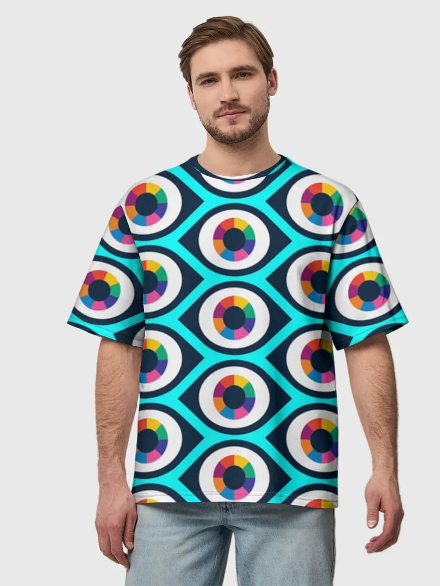 Men's oversized cotton T-shirt