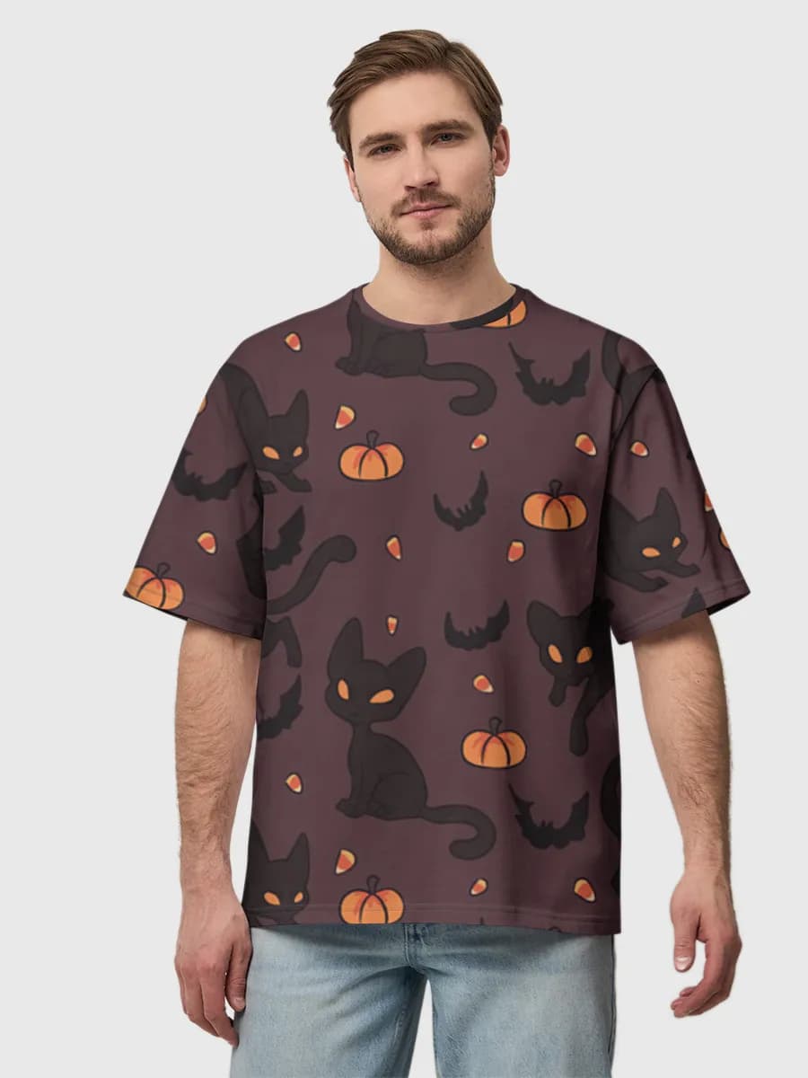 Men's oversized cotton T-shirt