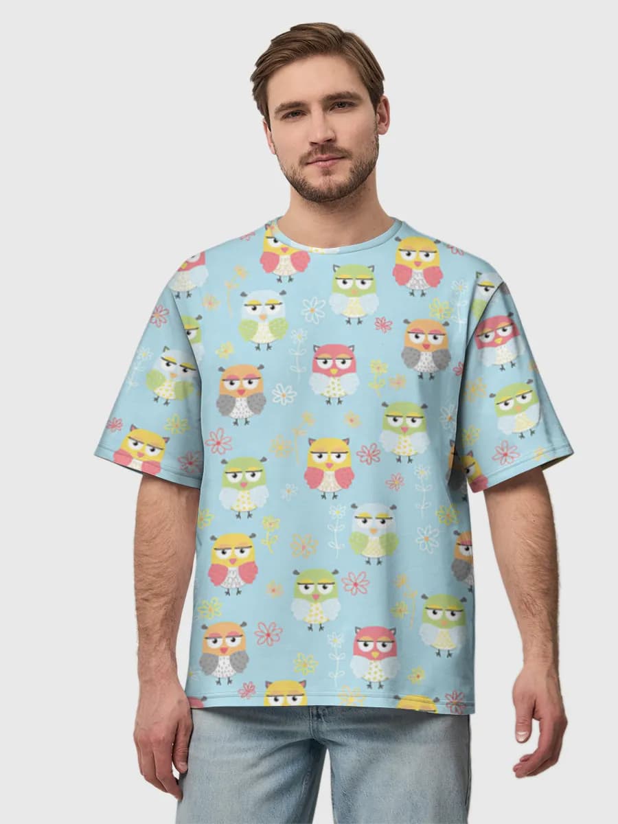 Men's oversized cotton T-shirt