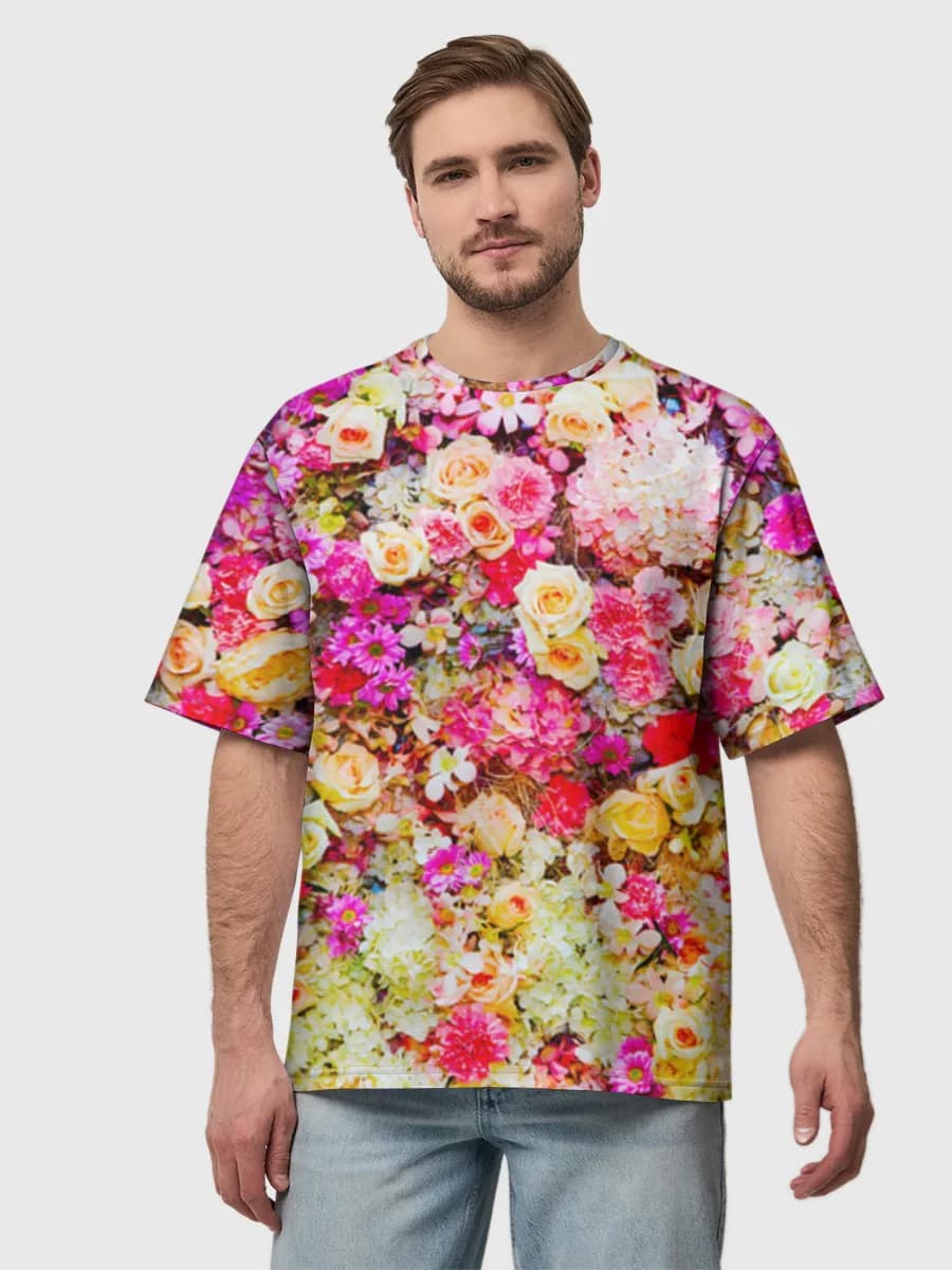 Men's oversized cotton T-shirt