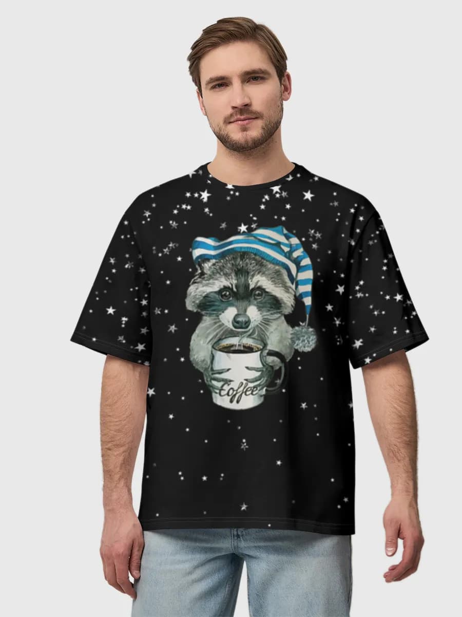 Men's oversized cotton T-shirt