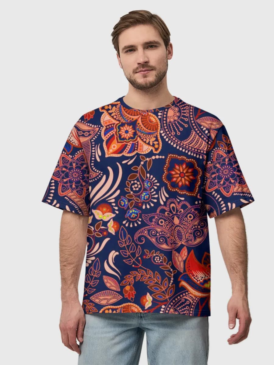 Men's oversized cotton T-shirt