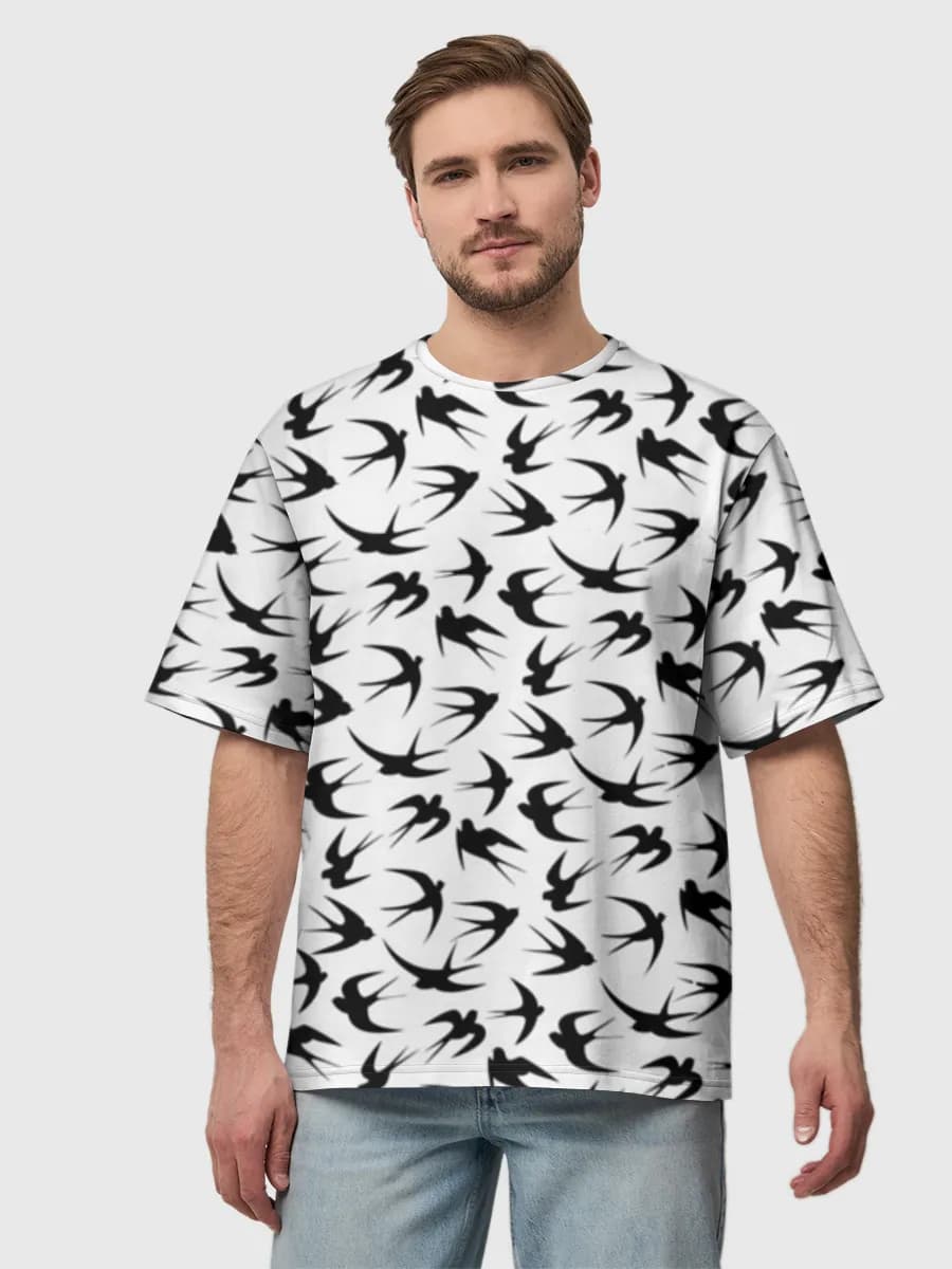Men's oversized cotton T-shirt