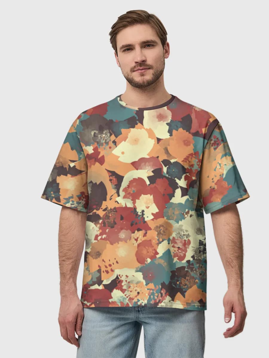 Men's oversized cotton T-shirt