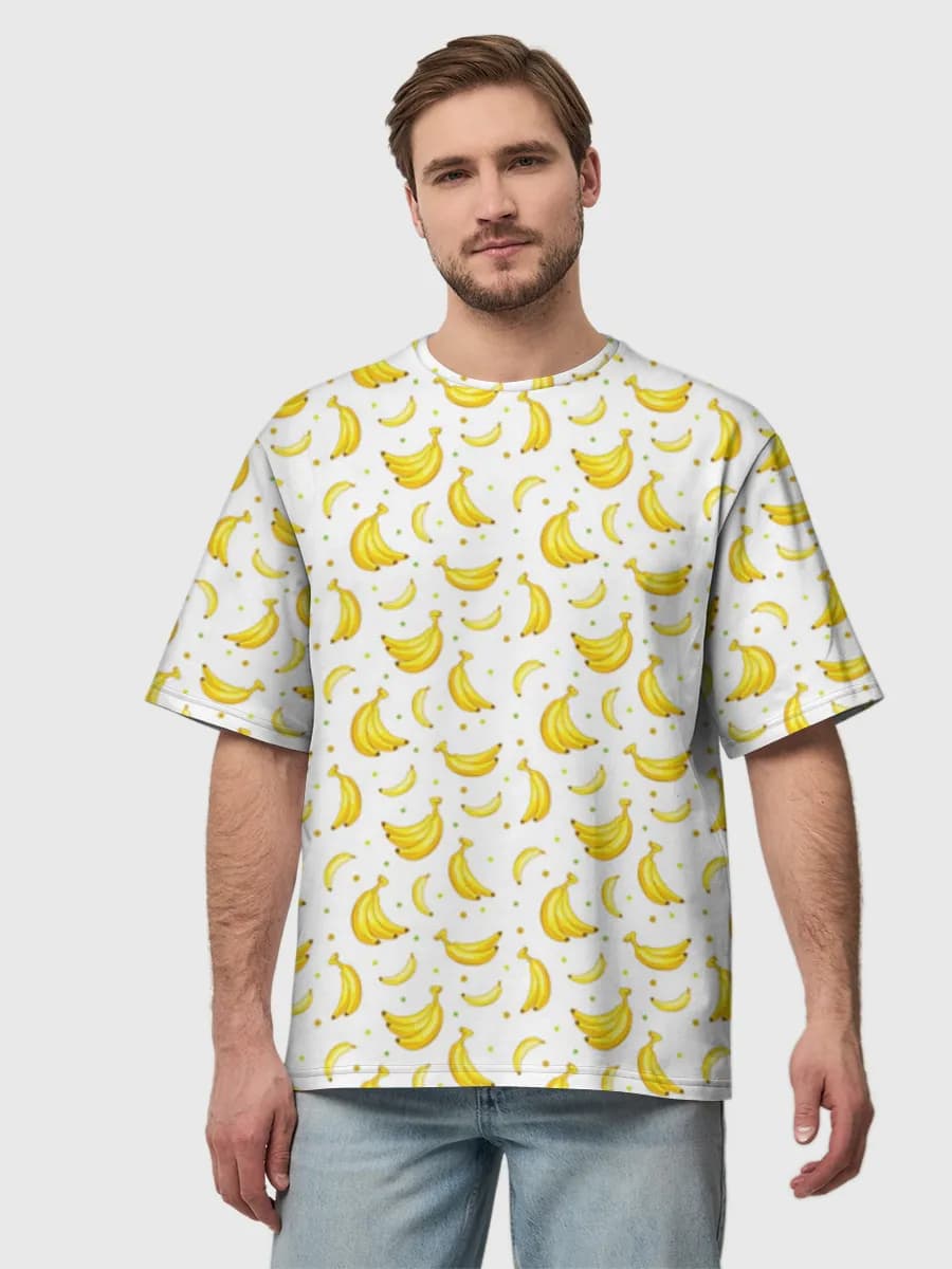 Men's oversized cotton T-shirt