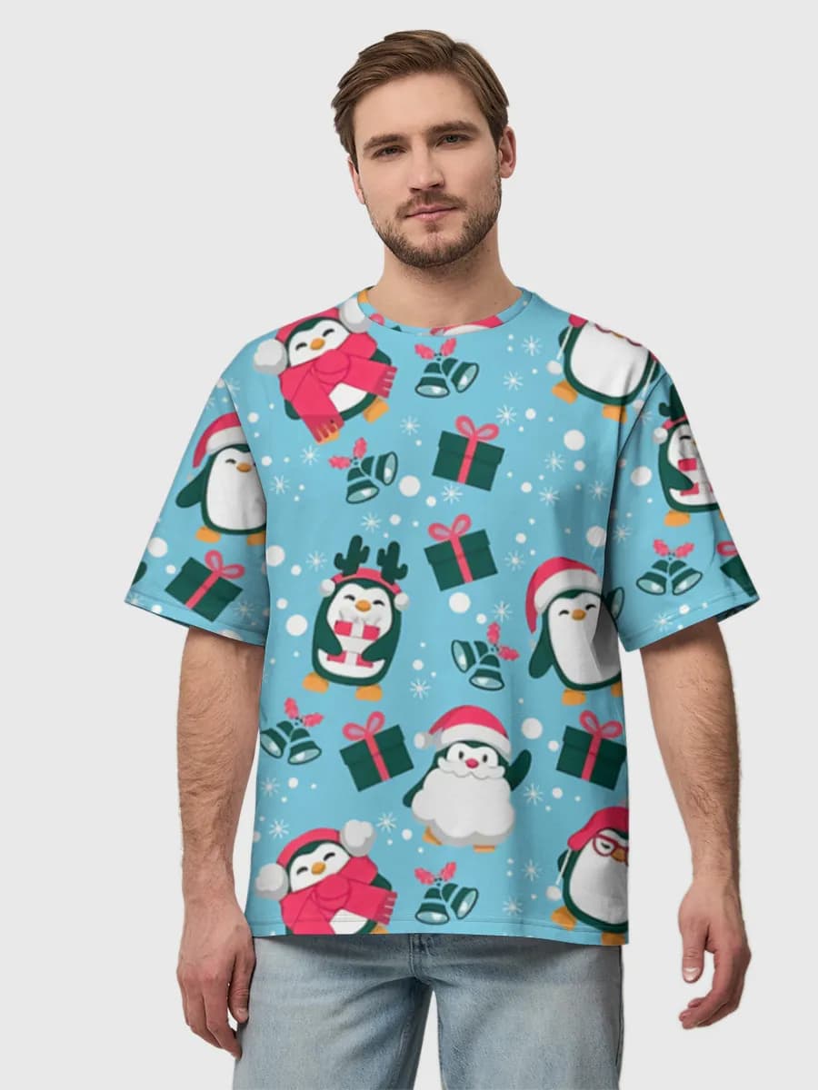 Men's oversized cotton T-shirt