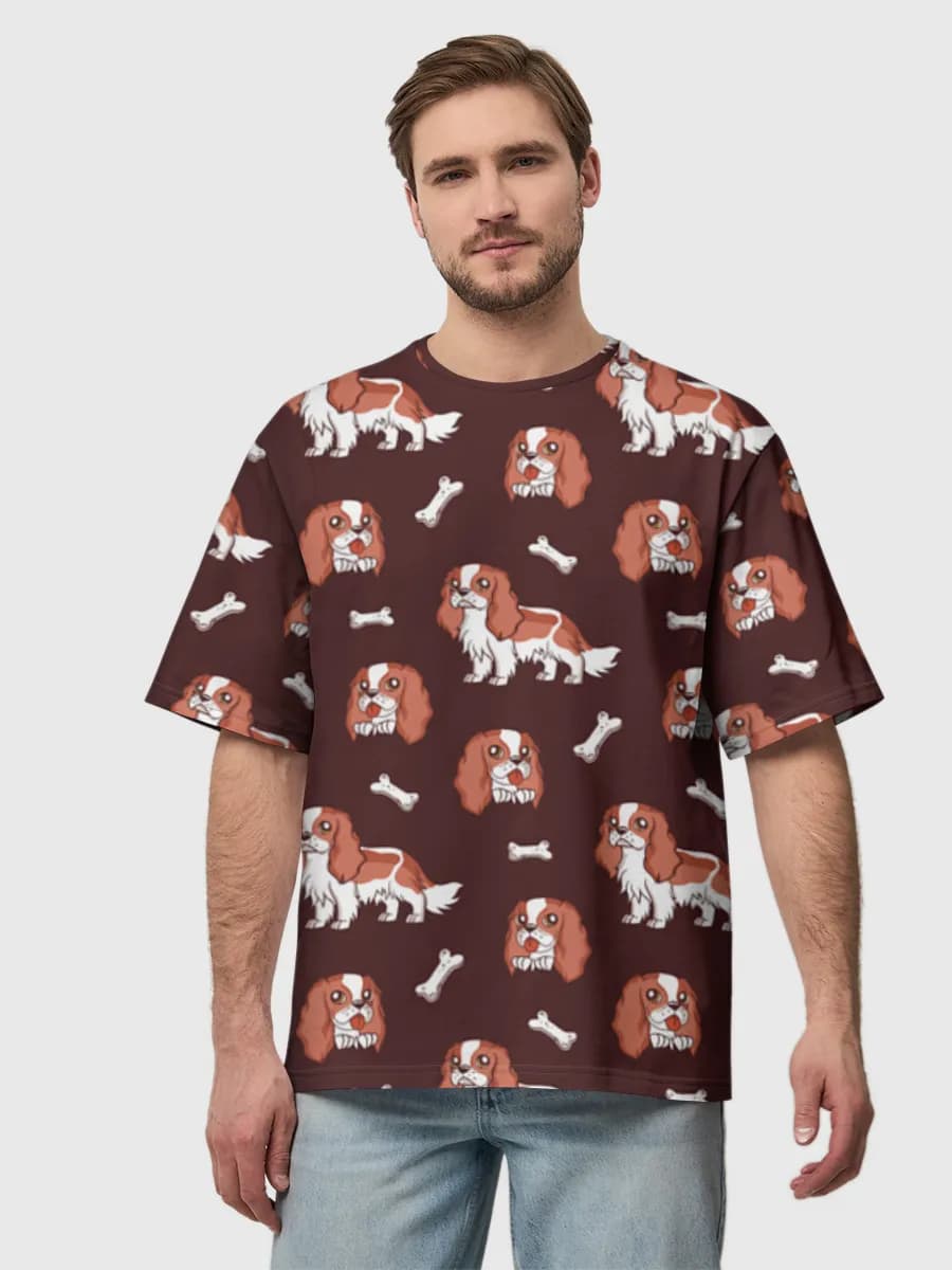 Men's oversized cotton T-shirt