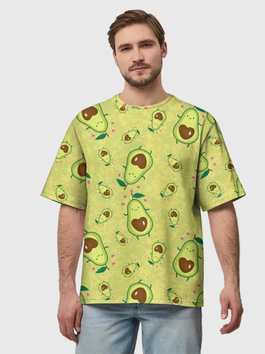 Men's oversized cotton T-shirt
