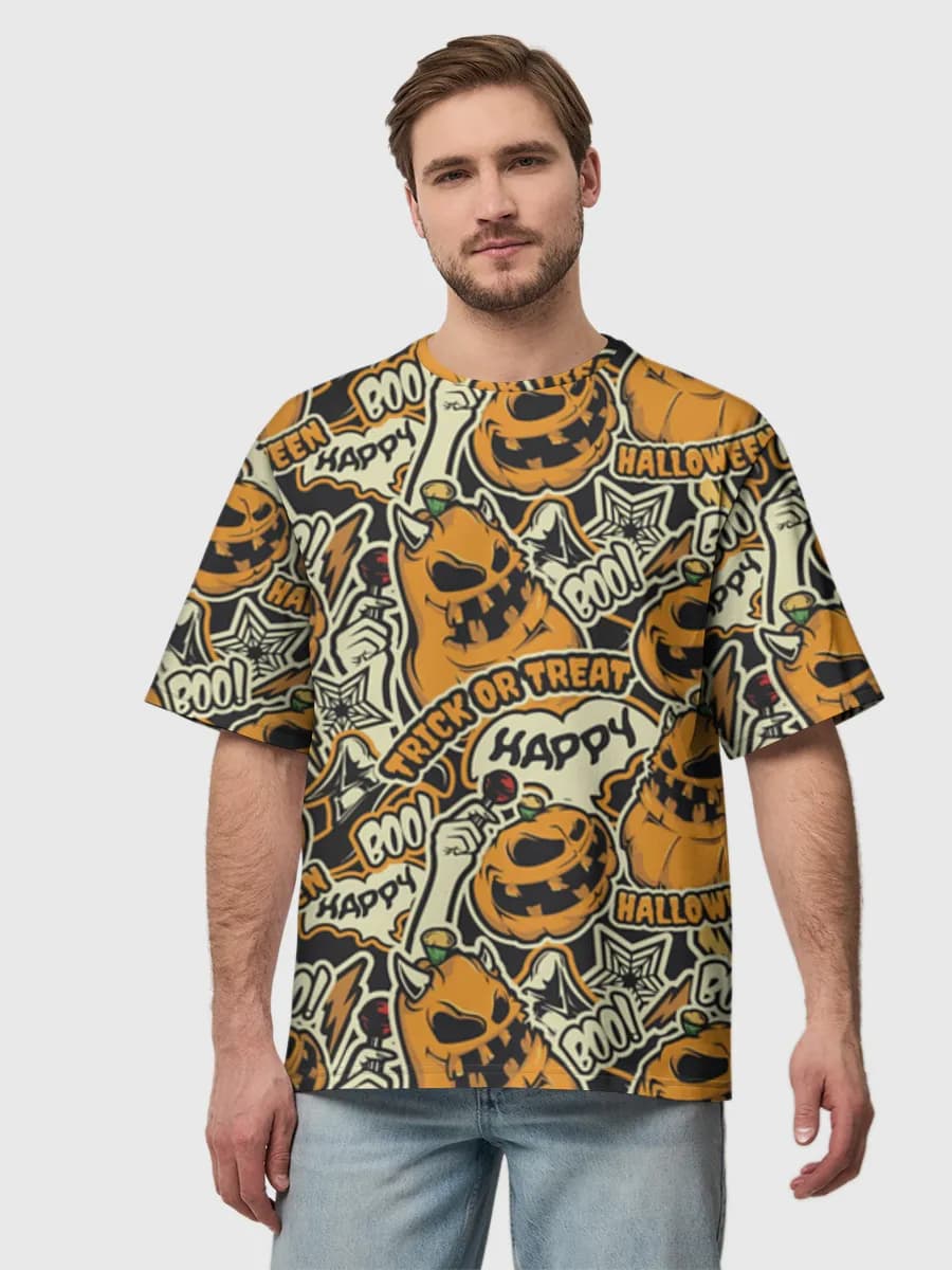 Men's oversized cotton T-shirt