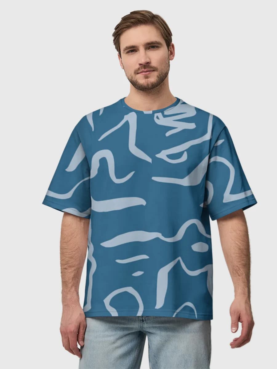 Men's oversized cotton T-shirt
