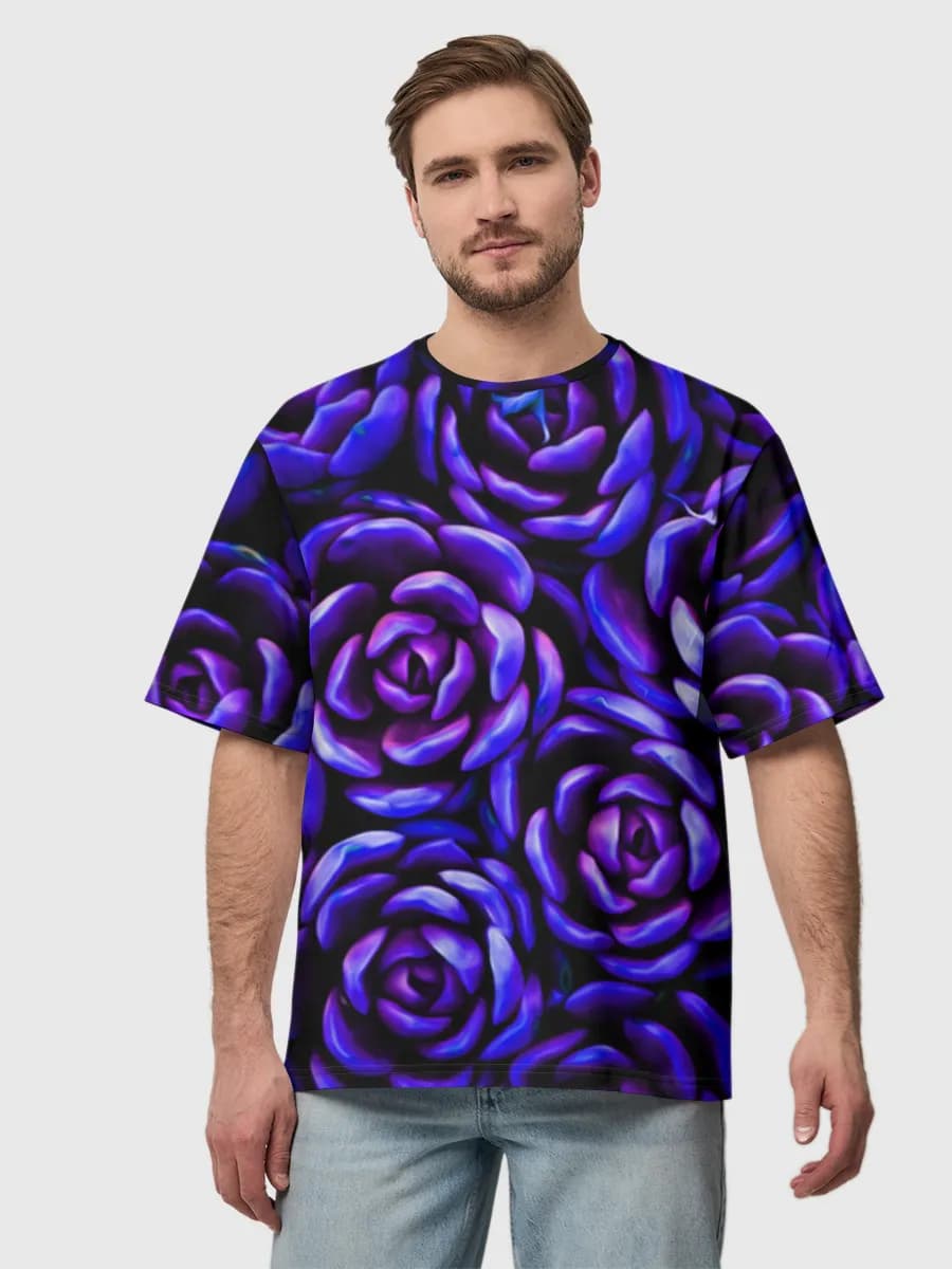 Men's oversized cotton T-shirt