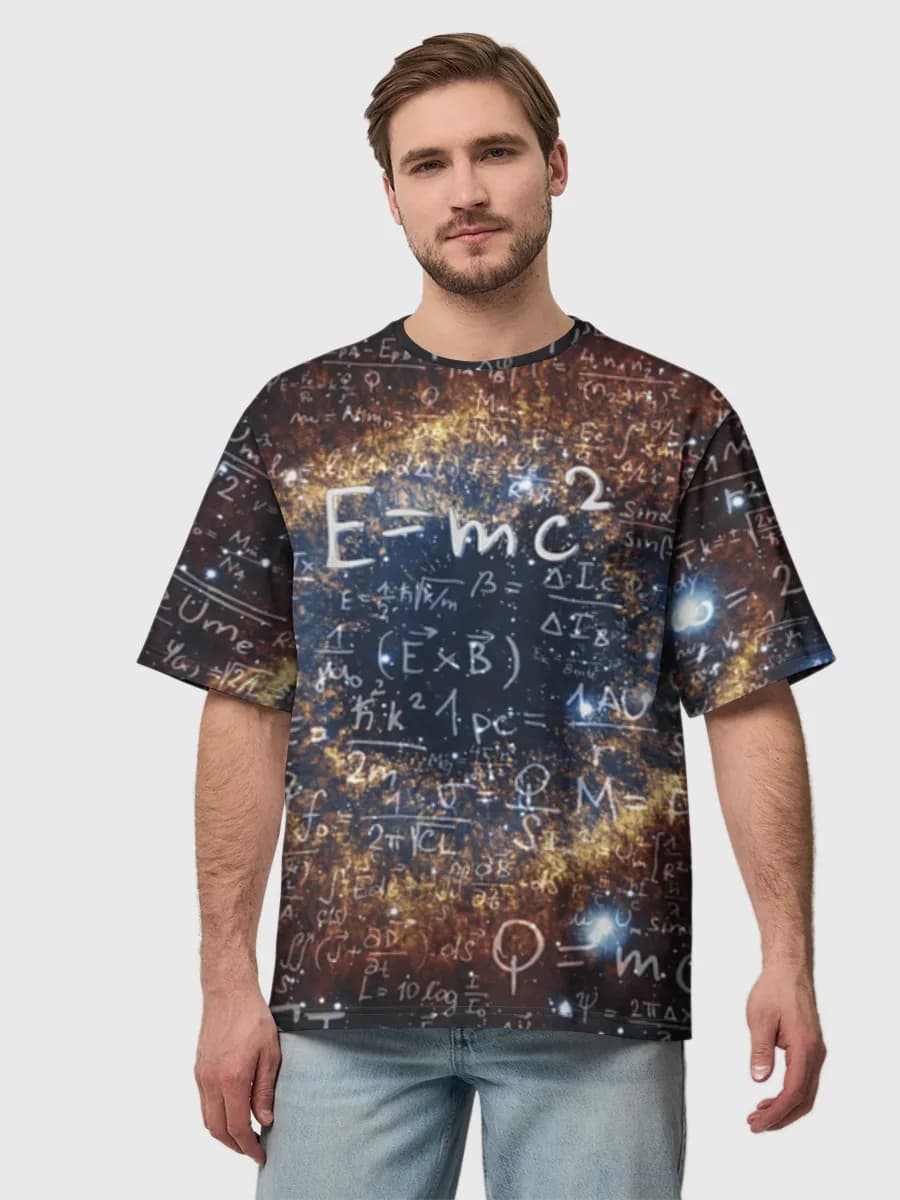 Men's oversized cotton T-shirt