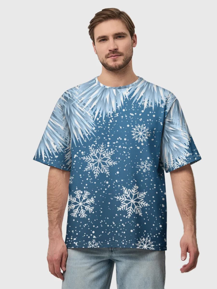 Men's oversized cotton T-shirt