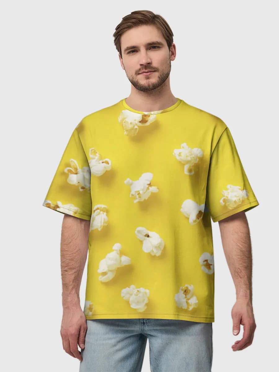 Men's oversized cotton T-shirt