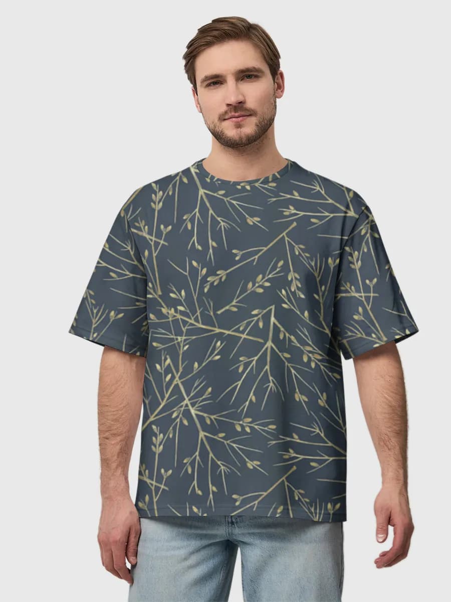Men's oversized cotton T-shirt