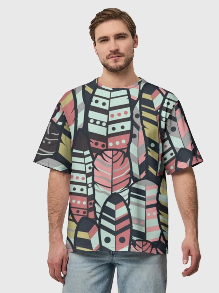 Men's oversized cotton T-shirt