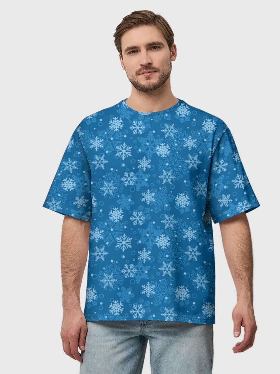 Men's oversized cotton T-shirt