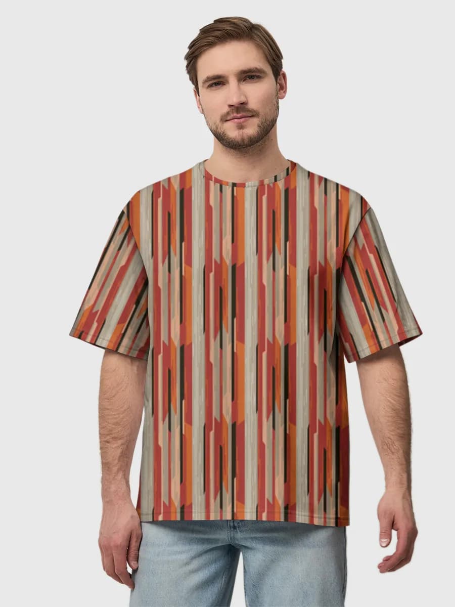 Men's oversized cotton T-shirt