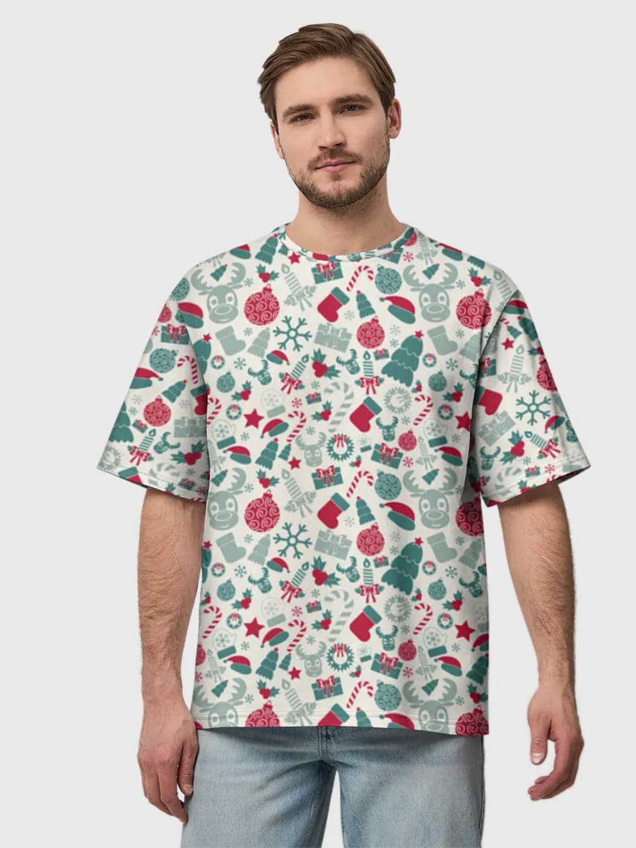 Men's oversized cotton T-shirt