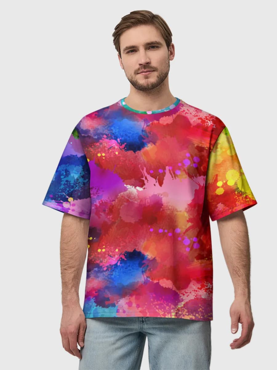 Men's oversized cotton T-shirt
