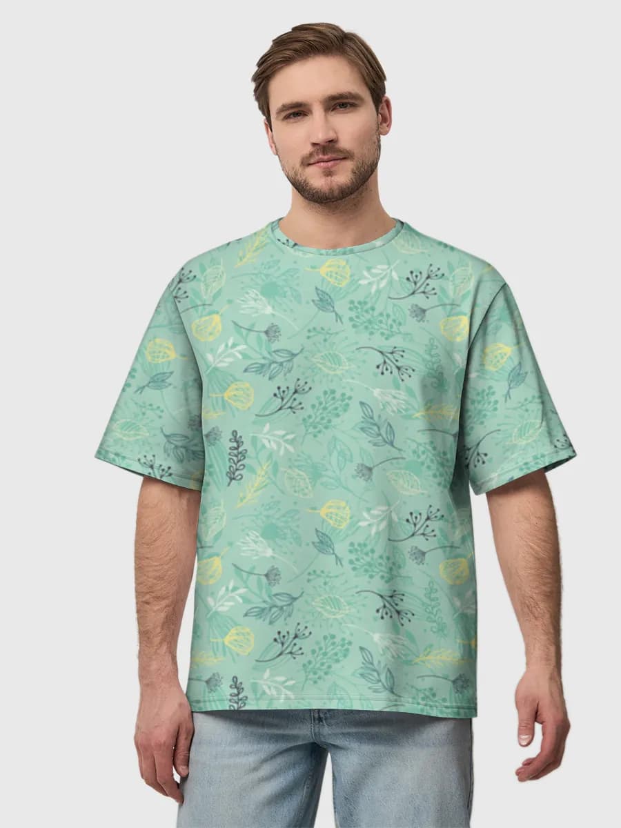 Men's oversized cotton T-shirt