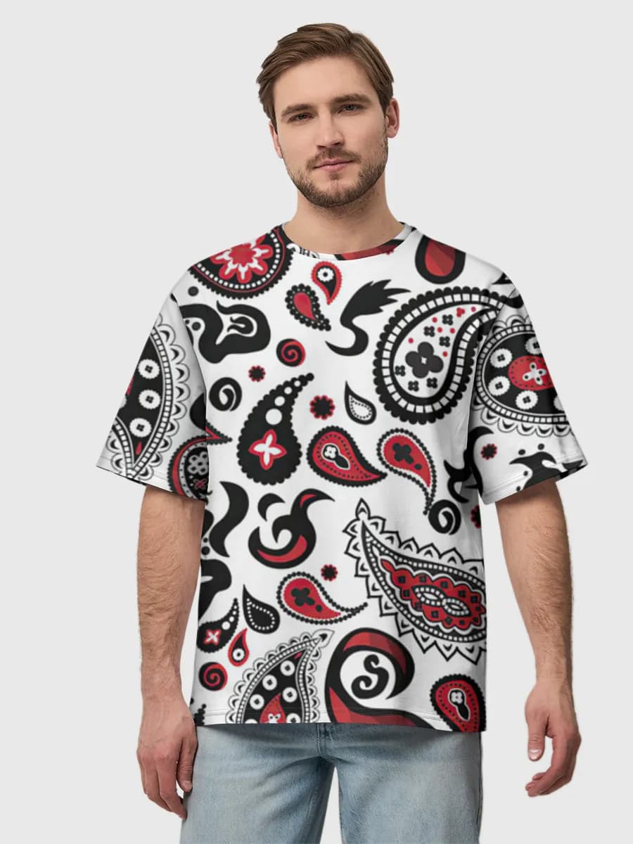 Men's oversized cotton T-shirt
